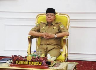 Gubernur Rohidin Ikuti Rakor Bersama Mendagri Tito