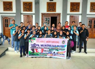 Lepas Tim Ps Mukomuko Putri, Sapuan : Tunjukkan Prestasi Jaga Sportifitas