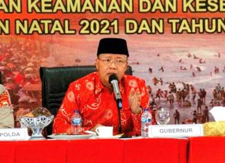 Gubernur Rohidin Pastikan Perayaan Natal dan Tahun Baru 2022 Aman dan Lancar.