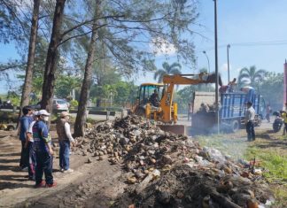 Pemprov Bersihkan Pantai Panjang dari Sampah dan Bangunan Kumuh