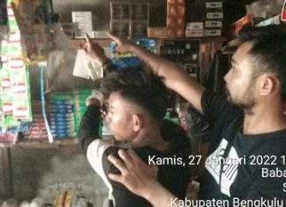 Seorang Pemuda di Amankan: Bobol Warung Warga Seginim