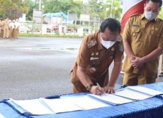 Penandatanganan Pakta Integritas Seluruh Kepala OPD se-Kabupaten Bengkulu Tengah
