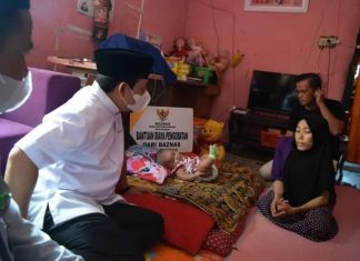 Wakil WaliKota Bengkulu: Salurkan Bantuan Pada Warga Penderita Jantung Bocor