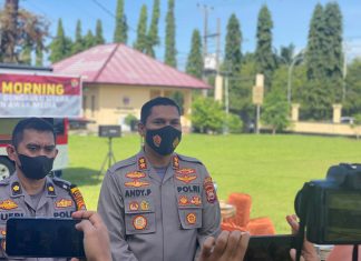 Kapolres BU Gelaran Coffee Morning Bersama Media di Halaman Mapolres