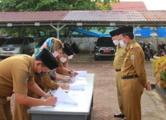 Jadi Mesin Utama Penggerak Birokrasi, ASN Pemprov Bengkulu Tandatangangi Perjanjian Kinerja