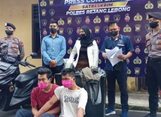 Dua Orang Terduga Pelaku Curat Diringkus Polres Rejang Lebong