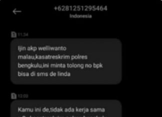 Waspada Penipuan Catut Nama Kasat Reskrim Polres Kota