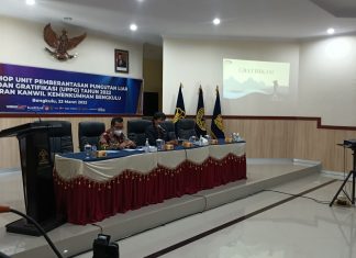 Kemenkumham Bengkulu Cegah Budaya Pungli dan Gratifikasi