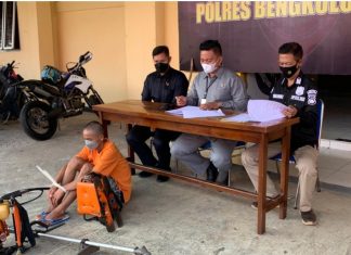 Polres BU Amankan 3 Terduga Pelaku Pencurian Mesin Rumput