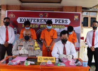 Oknum Nelayan Kota Bengkulu Ditangkap Polres Mukomuko Diduga Penyalahgunaan Narkoba Jenis Sabu