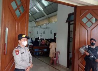 Tak Mau Underestimate, Polres Kepahiang Rutin Terjunkan Anggota Pam Gereja