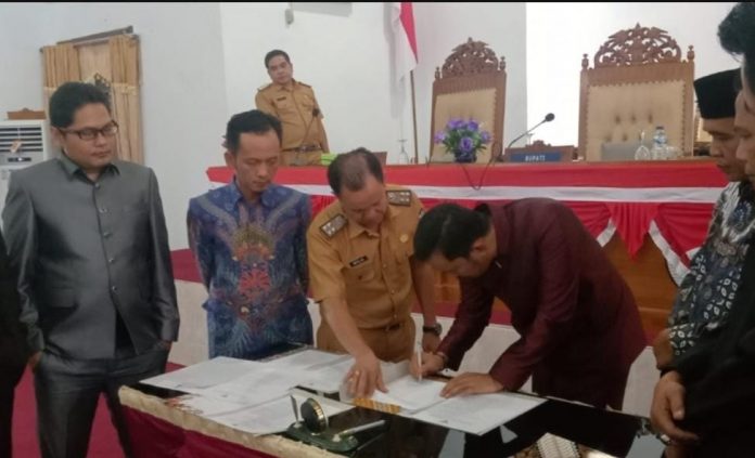 DPRD Seluma Gelar Paripurna Pemilihan dan Penetapan Alat Kelengkapan Dewan