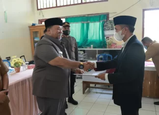 Anggota BPD Desa Batu Bandung Dilantik Wakil Bupati BS