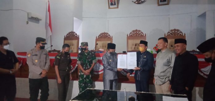 DPRD Seluma Gelar Paripurna Agenda Penyampaian Catatan Strategis Laporan LKPJ Tahun 2021