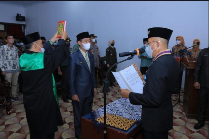 Bupati Bengkulu Selatan lantik Sesda Definitif