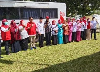 Donor darah PMI BS dlm rangka HUT Bengkulu Selatan Ke 73