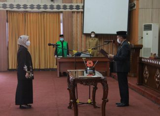 dr. Anjani Wahyu Warni Resmi Jabat Direktur RSUD M. Yunus