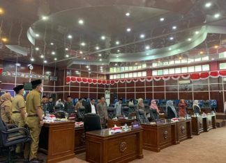DPRD Kota Bengkulu Rapat Paripurna Penetapan Propemperda Tahun 2022