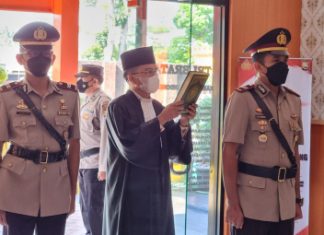 Kapolres Rejang Lebong Pimpin Sertijab Kasat Resnarkoba