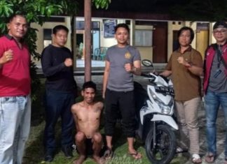 Warga Pematang Gubernur Ngulang Curi Motor Baru Keluar dari Penjara