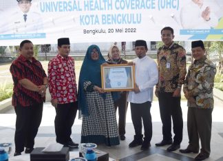 Pemkot Bengkulu Untuk Bahagiakan Masyarakat Launching UHC dan MoU BPJS