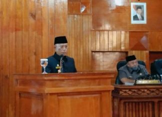 Bupati BS Sampaikan Nota Pengantar Terkait Perubahan Atas Peraturan Daerah Kabupaten Nomor 09 Tahun 2016