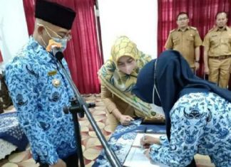 Bupati BS Gusnan Mulyadi Lakukan Mutasi 10 Pejabat Administrasi, Ini Pesannya