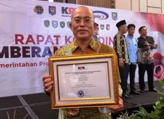 Pemkab BS Raih Penghargaan Pencegahan Korupsi Tertinggi Tahun 2021 dari KPK