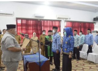 Wabup BS Lantik 37 Pejabat Administrasi Eselon III dan IV