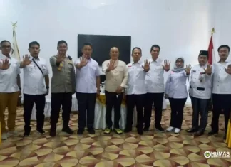 Bupati Bengkulu Selatan Gusnan Mulyadi Rakor Bersama UPP Saber Pungli