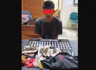 54 Paket Sabu Siap Edar dan 4 Bungkus Ganja Diamankan Polisi di Kebun Geran Kota Bengkulu