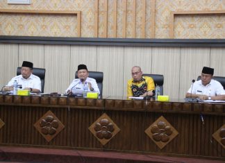 Sambut Menparekraf Ke Bengkulu, Pemprov dan Pemkab RL Matangkan Persiapan Pemprov Bengkulu dan Pemkab Lebong Rapat Bersama