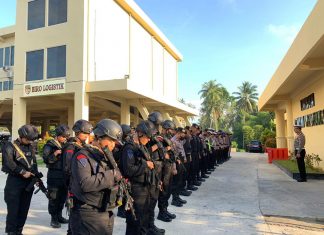 Polda Bengkulu Laksanakan Pengamanan VIP Menparekraf di Bumi Rafflesia