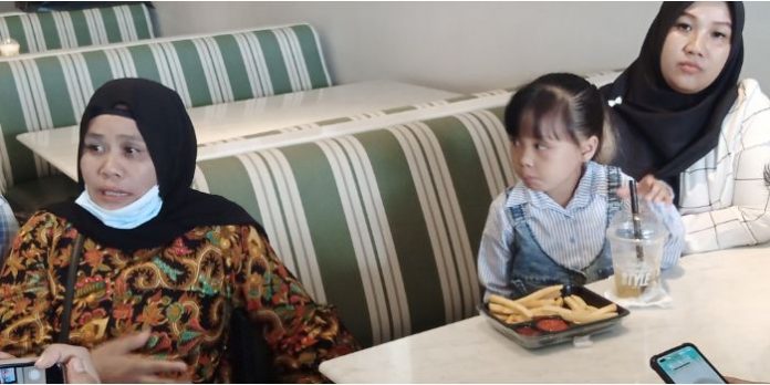 Ibu Sarah yang meninggal di Att saat wawancara Awak Media Foto/Dok Indra