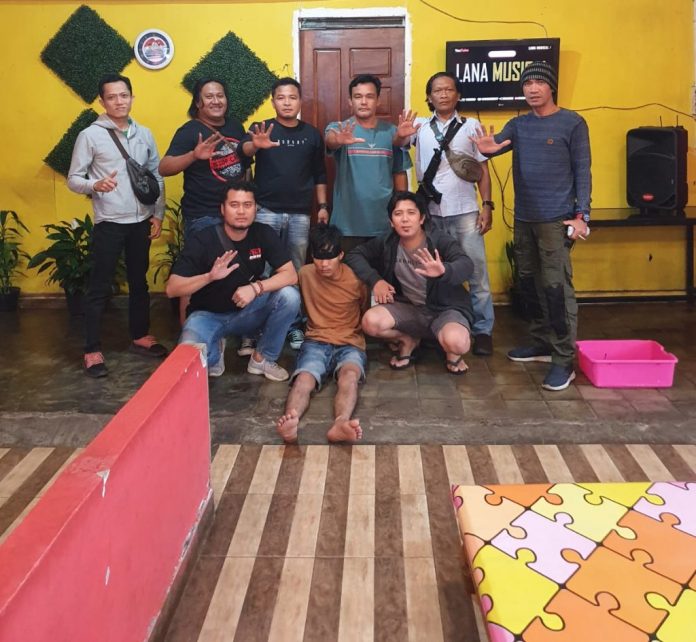 Tampak Pelaku Saat Dimankan Polisi