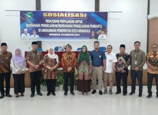 BPKAD Kota Bengkulu Bersama KPP Pratama Sosialisasikan Perpajakan Perbendaharaan Yudi SUsana Kepala BPKAD