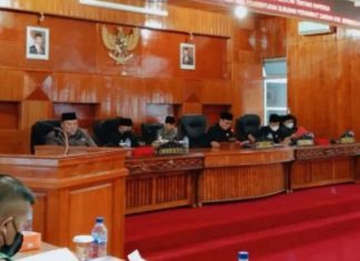 DPRD Bengkulu Selatan Gelar Paripurna Susunan Perangkat Daerah Sidang paripurna DPRD Bengkulu Selatan, Senin, 9 Mei 2022, Foto: Dok