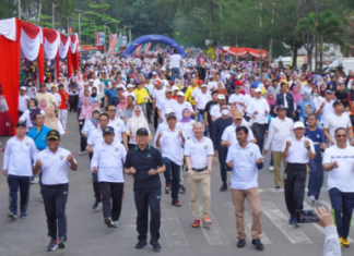 Car Free Day Rafflesia Bengkulu Pacu Penataan Kawasan Pariwisata Pantai Panjang