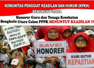 Besok, KPKH dan Honorer Bengkulu Utara Akan Geruduk Kantor Dewan
