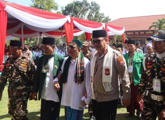 Polres Seluma dan PCNU Sukses Gelar Peringatan Hari Santri Nasional 2022