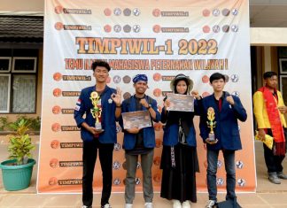 Mahasiswa UNIB Juara II Nasional Lomba Bisnis Plan di TIMPIWIL 1 Sumatera 2022 UNJA