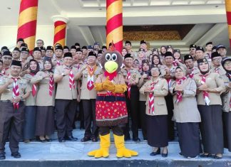 Pembukaan Kemah Bela Negara 2022 Ditandai Launching Logo dan Maskot