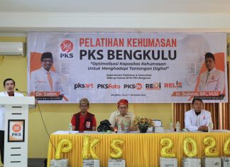 Hadapi Tantangan Digital, DPW PKS Bengkulu Adakan Training Kehumasan