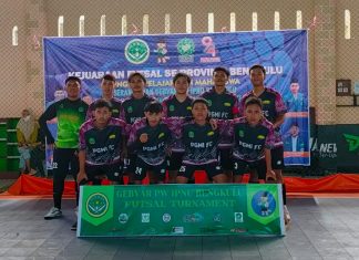 Jaga Kekompakan Antar Pelajar dan Mahasiswa, PW IPNU Bengkulu Gelar Gebyar Turnamen Futsal