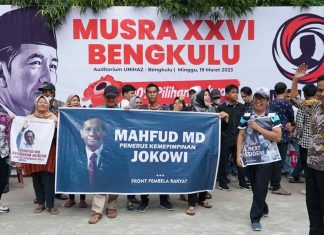 Musra Bengkulu, Rakyat Dukung Mahfud MD Presiden