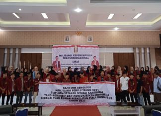 Jelang Pemilu 2024 Mendatang, DPC IMM Kota Bengkulu Gelar Deklarasi Damai