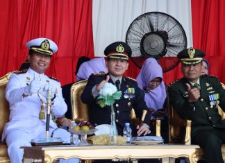 Hadiri Upacara Peringatan HUT Kota Bengkulu ke 304, Kapolresta Bengkulu: Insya Allah religius kotanya, bahagia warganya