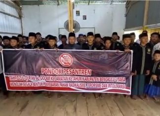 Ponpes Tahfidzul Qur’an yayasan Al – Qolam Deklarasi Tolak Paham Radikalisme dan Aksi Terorisme