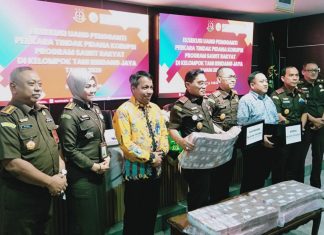 Kajati Bengkulu Eksekusi Uang Pengganti 13 Miliyar Perkara Tipikor Replanting Sawit