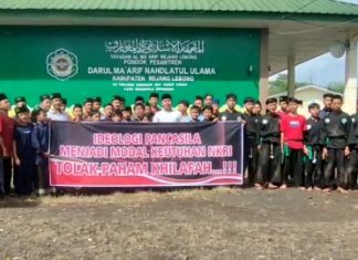 Santriwan dan Santriwati Darul M’arif Deklarasi Tolak Paham Radikalisme dan Khilafah